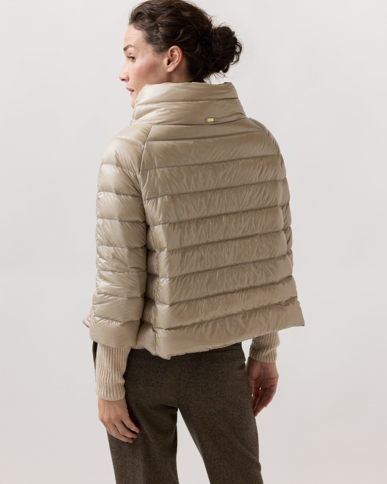 Sofia 3/4 Sleeve Bolero in Champagne
