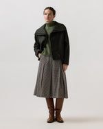 Load image into Gallery viewer, Funnel Biker Jacket in Dark Khaki
