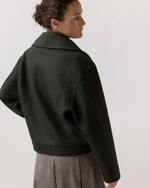 Load image into Gallery viewer, Funnel Biker Jacket in Dark Khaki
