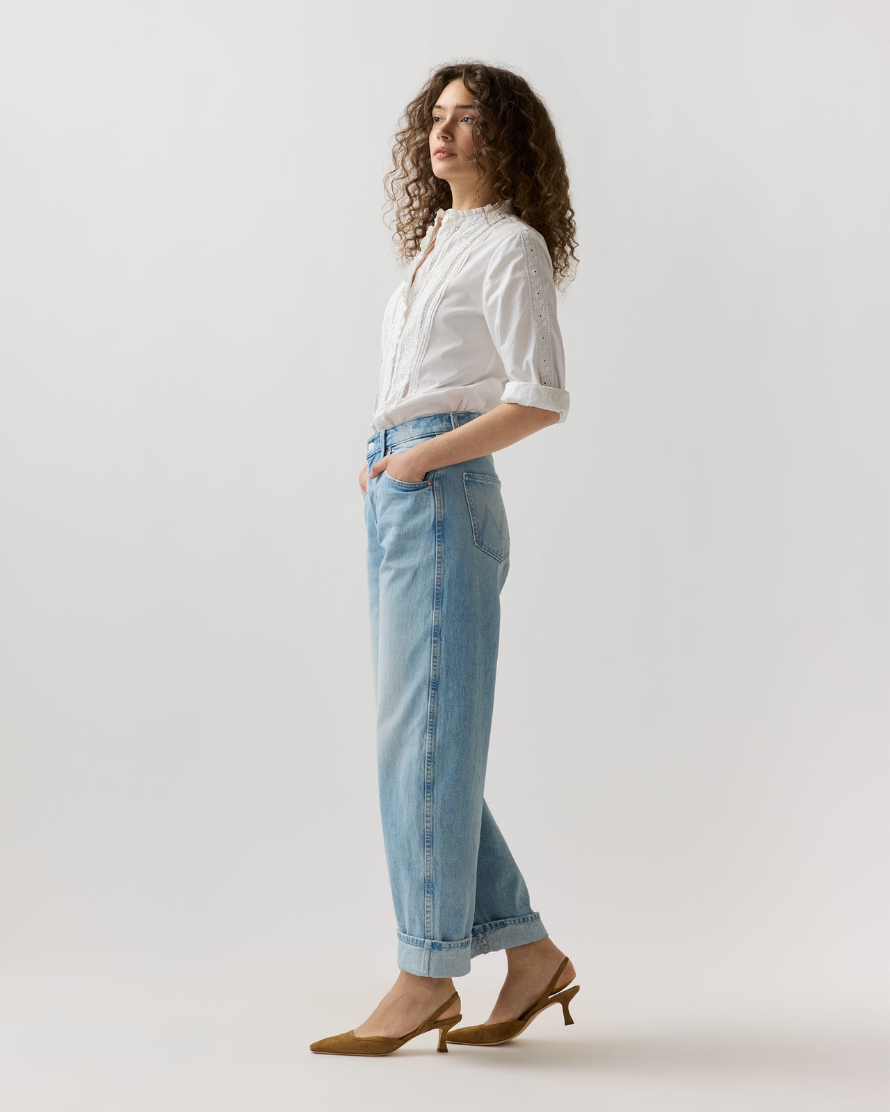 The Delinquent Ankle Cuff Jean in Out Of This World