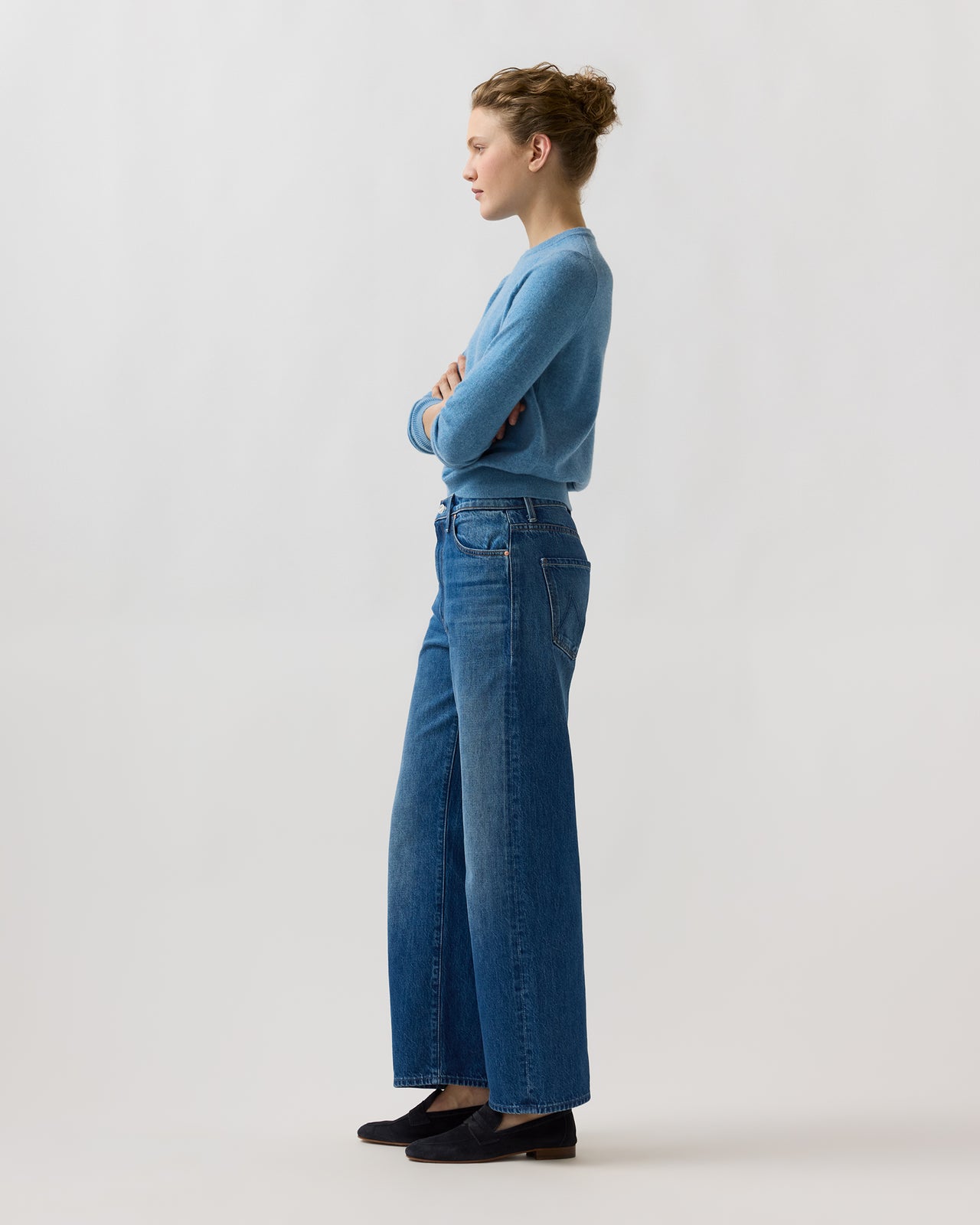 The Dodger Flood Jean in Green Thumb