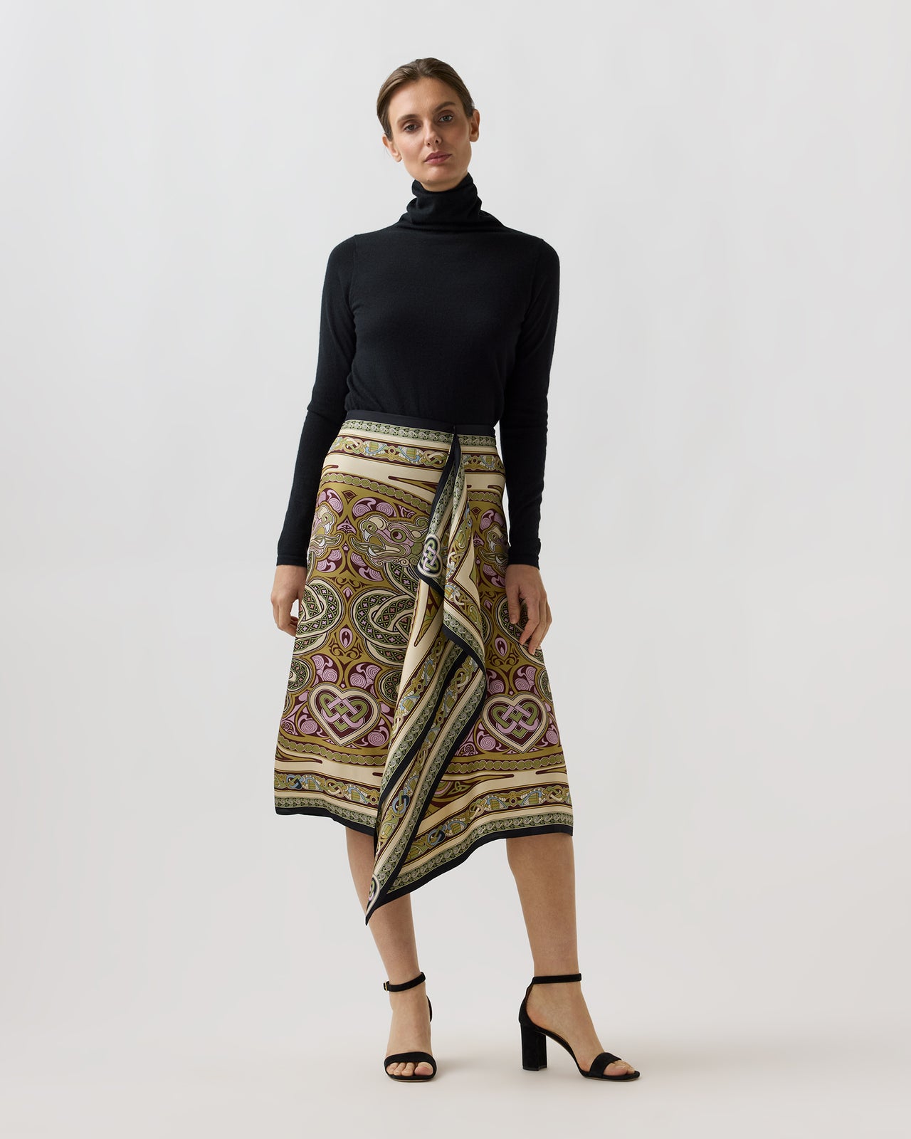 Scarf Skirt in Kells Placée
