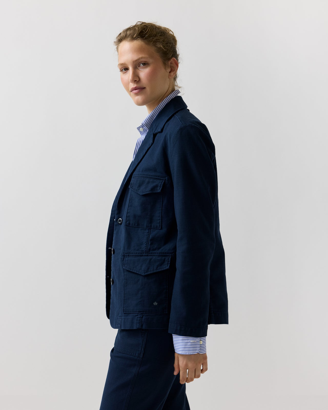 Military Jacket in Marine