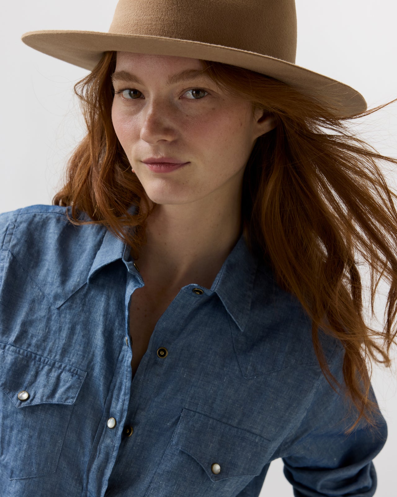 Luxe Amelia Hat in Camel/Black