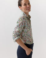 Load image into Gallery viewer, Western Shirt in Alabaster/Multi Tapestry Liberty Fabric
