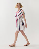 Load image into Gallery viewer, Alem Plunge Dress in Kibebi Marine

