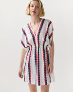 Load image into Gallery viewer, Alem Plunge Dress in Kibebi Marine
