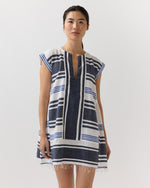 Load image into Gallery viewer, Elina Caftan in Marina Blue
