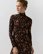 Load image into Gallery viewer, Aurelia Turtleneck in Noir Floral

