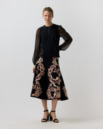 Load image into Gallery viewer, Lucette Blouse in Noir
