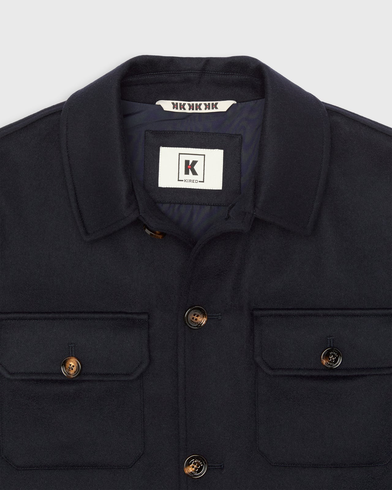 Furat Coat in Navy