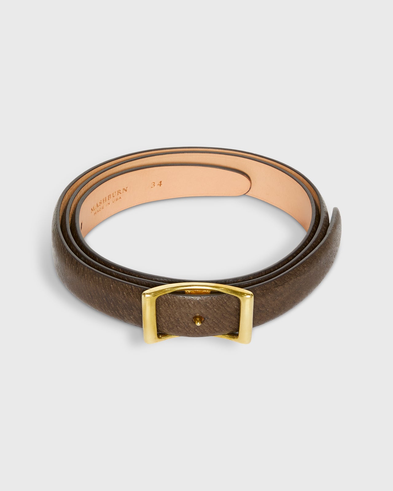 1" Conroy Belt in Chocolate Wild Boar