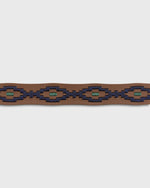 Load image into Gallery viewer, 1 1/8" Polo Belt in Navy/Forest Medium Brown Leather
