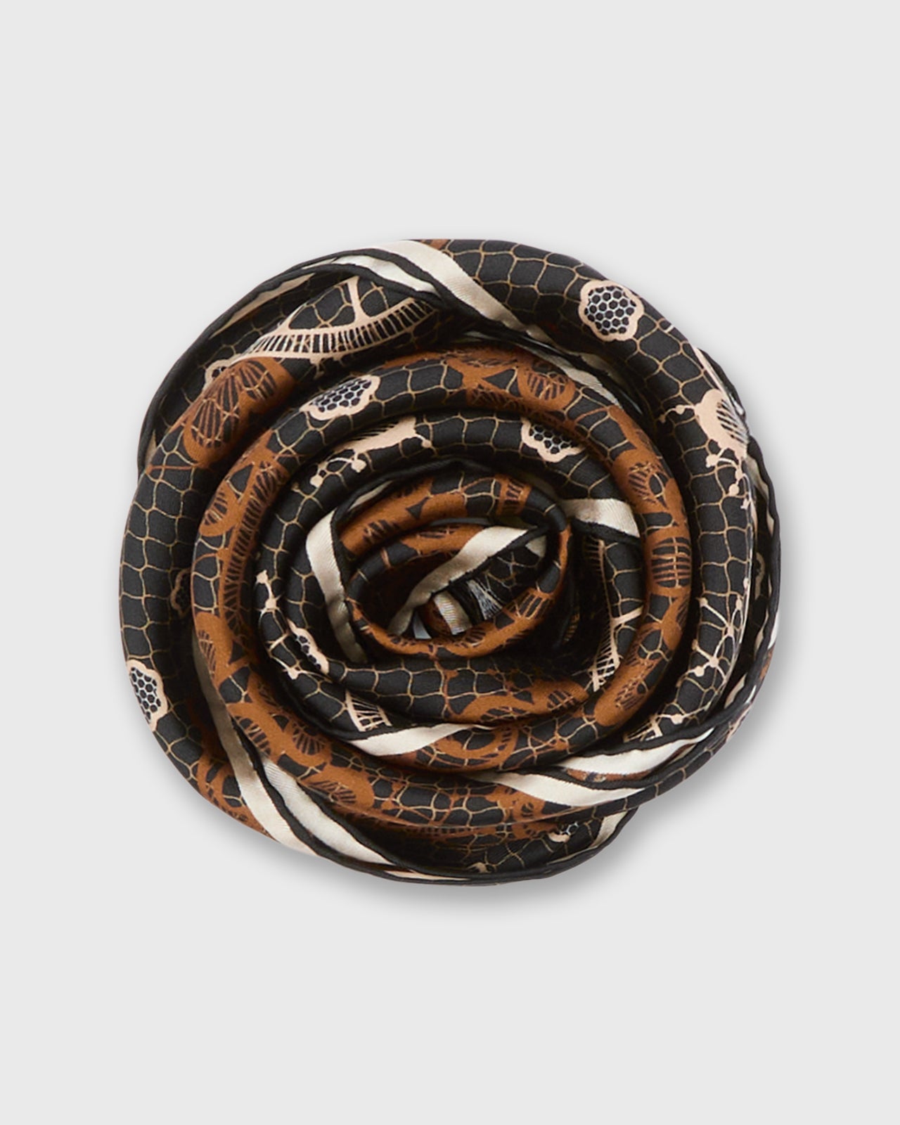 Silk Square Scarf in Inherited Lace