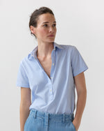 Load image into Gallery viewer, Scout Shirt in Light Blue Banker Stripe
