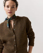 Load image into Gallery viewer, Silk Tied Up Scarf in Forbidden Fruit Liberty Fabric Silk Twill
