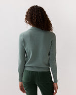 Load image into Gallery viewer, Connor Sweater in Sage Cotton/Silk
