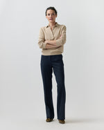 Load image into Gallery viewer, Connor Sweater in Crema Cotton/Silk
