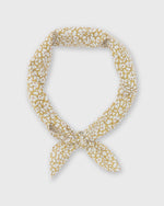 Load image into Gallery viewer, Anyway Scarf in Gold Feather Meadow Liberty Fabric
