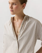Load image into Gallery viewer, Drop Pendant on String in Toffee/Gold
