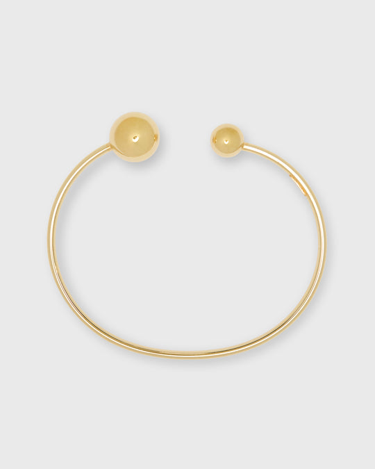 Ball Cuff Bracelet in Gold