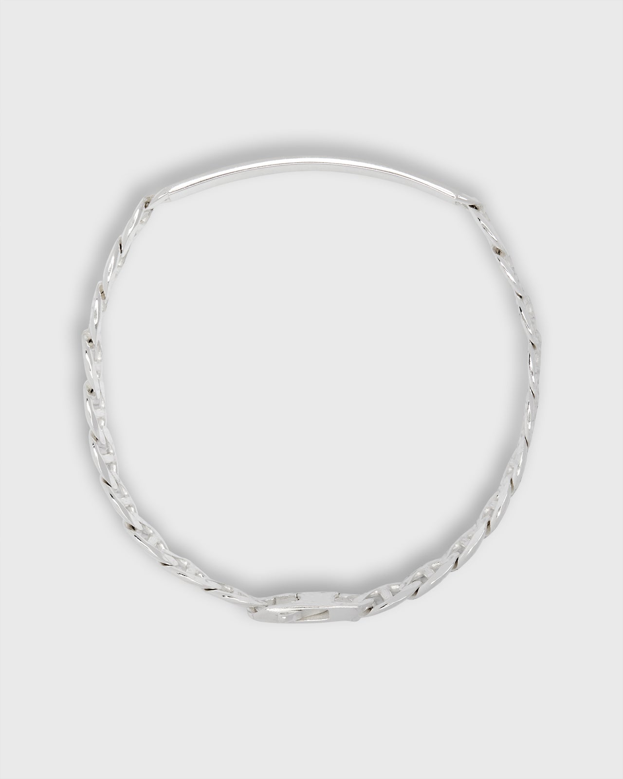 Small ID Bracelet in Silver
