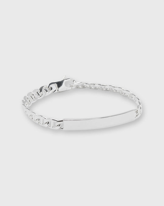 Small ID Bracelet in Silver