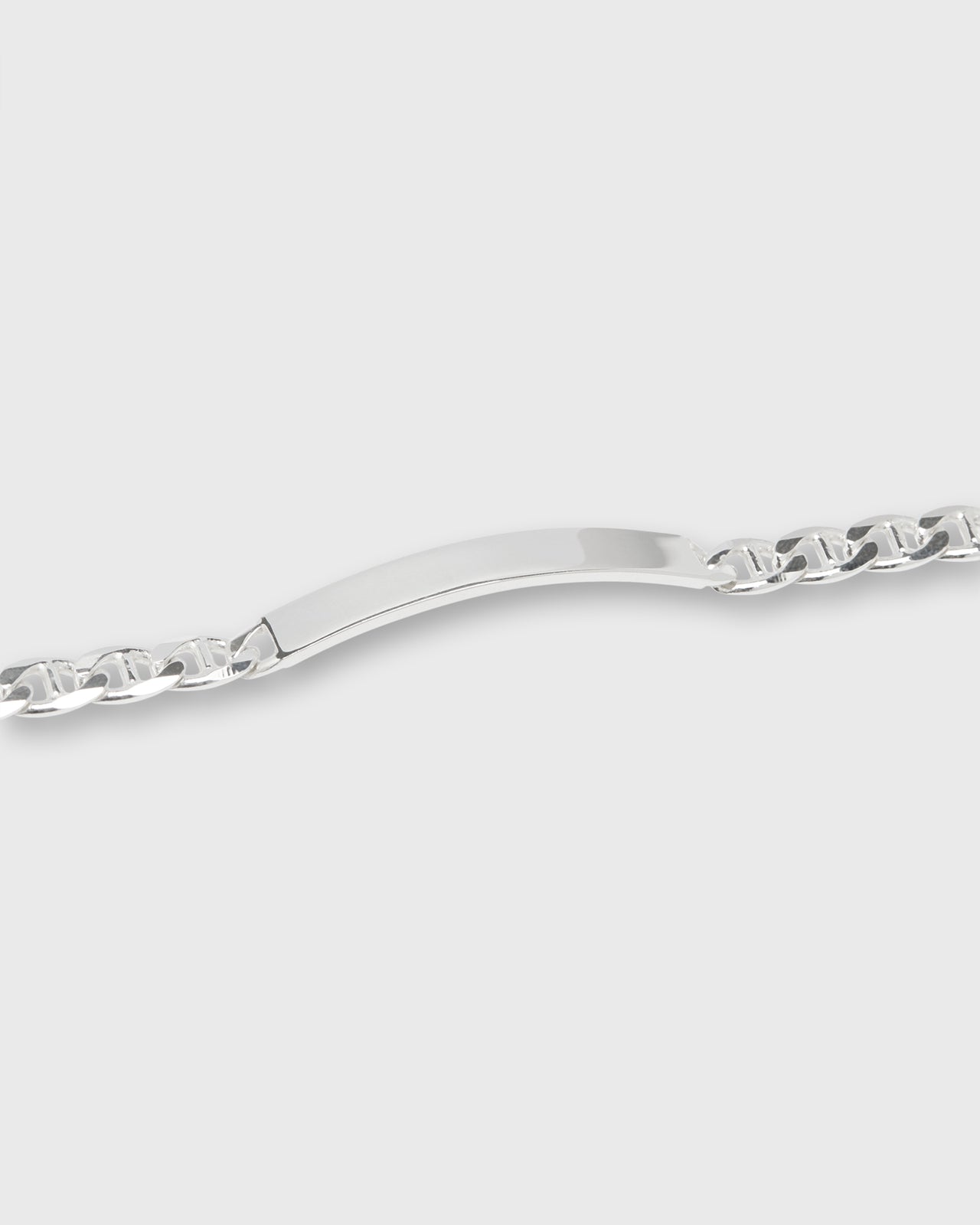 Small ID Bracelet in Silver
