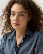Load image into Gallery viewer, Loop Hoop Earrings in Gold
