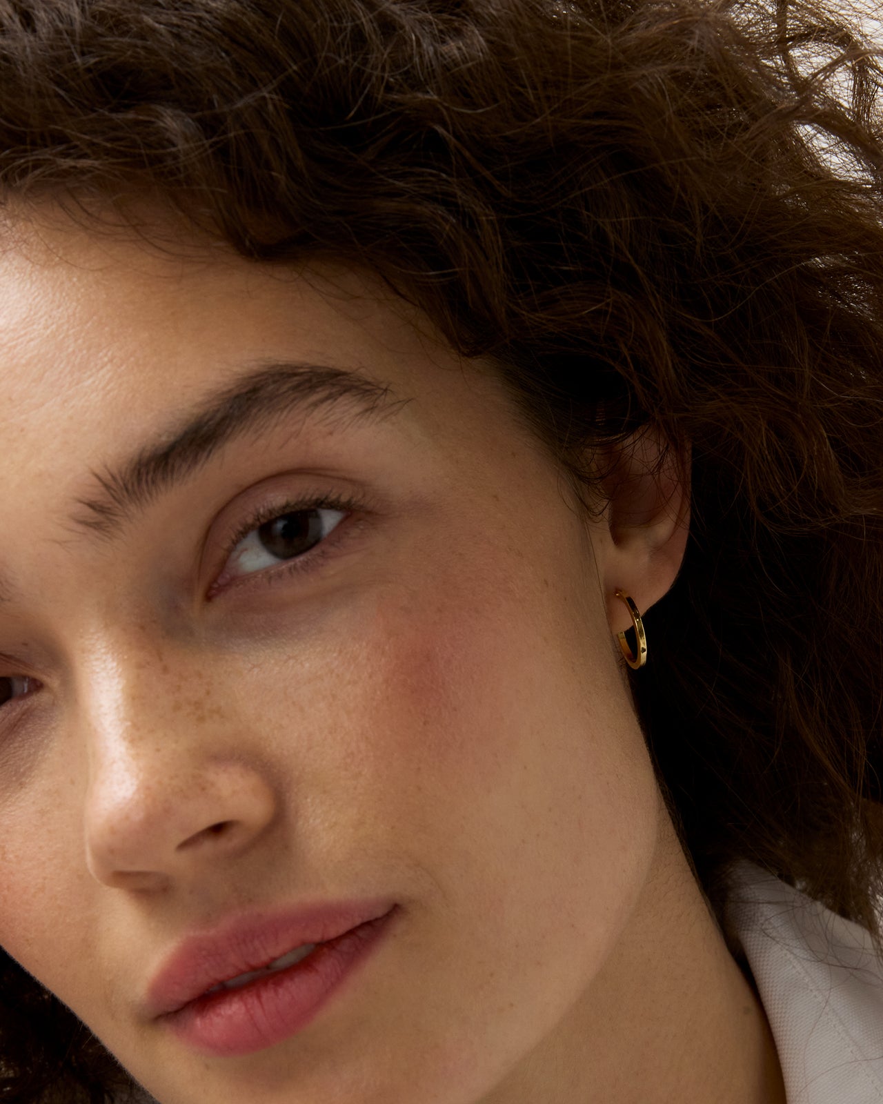 Mini Classic Hoop Earrings in Gold