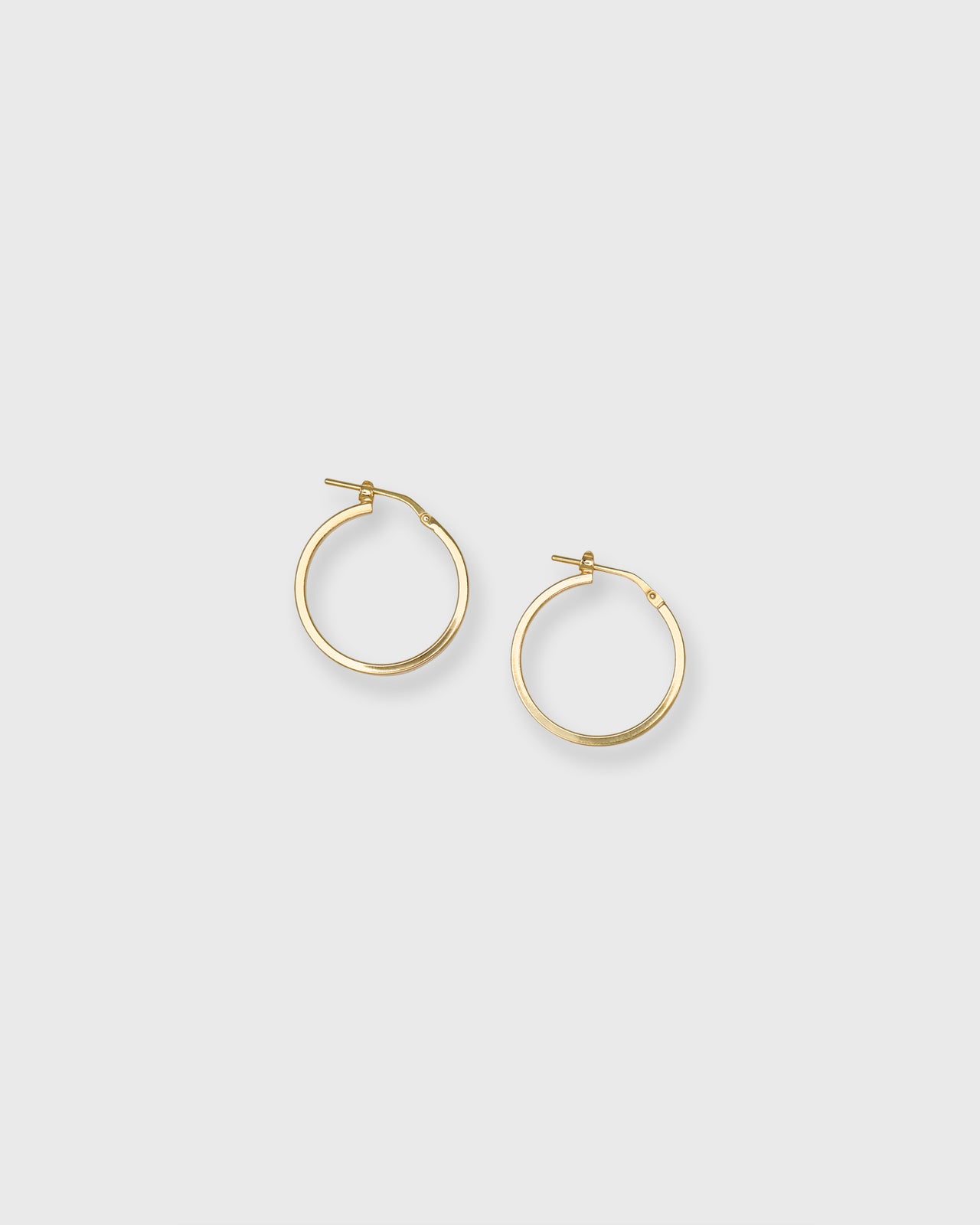 Small Classic Hoop Earrings in Gold