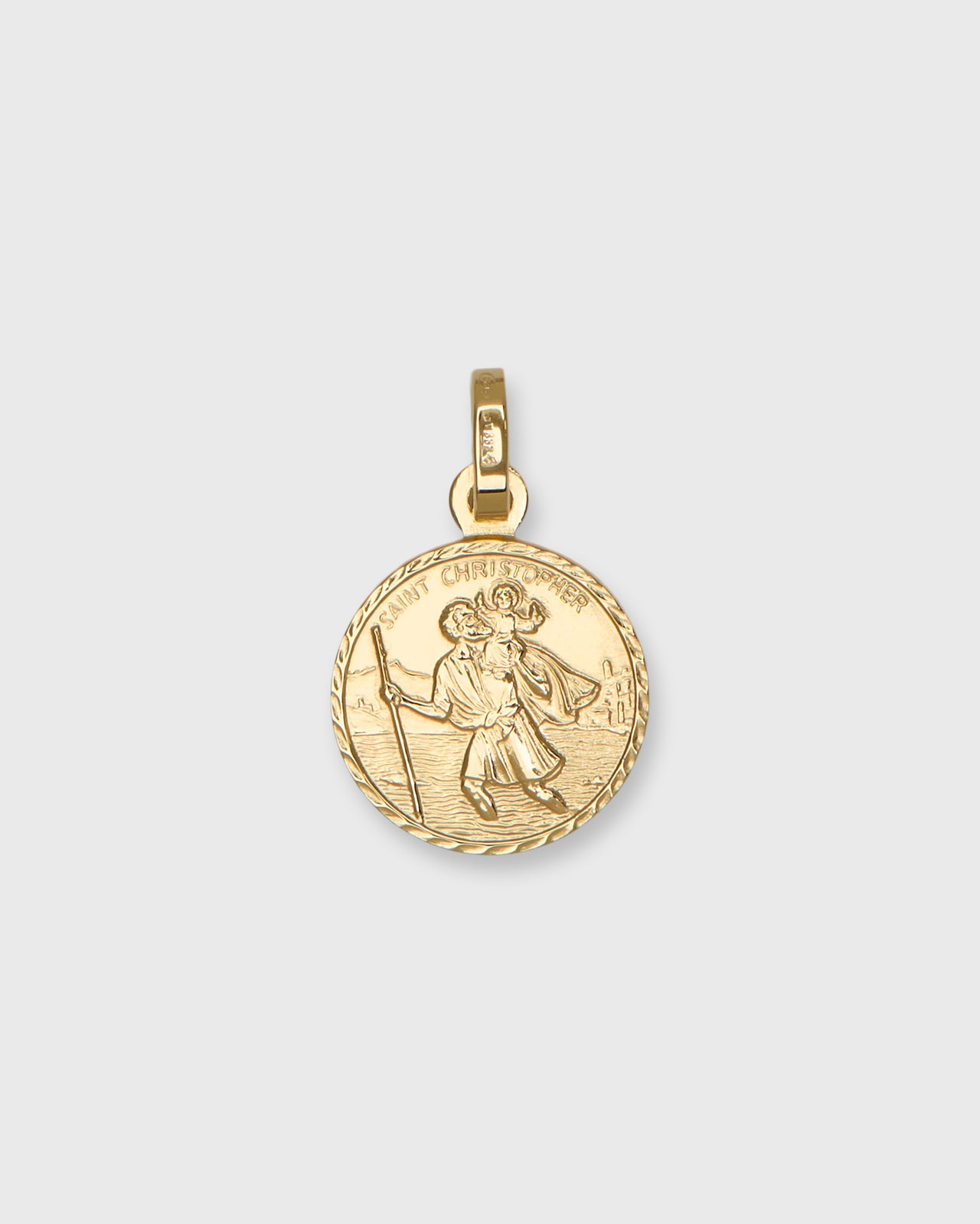 St. Christopher Pendant in Gold
