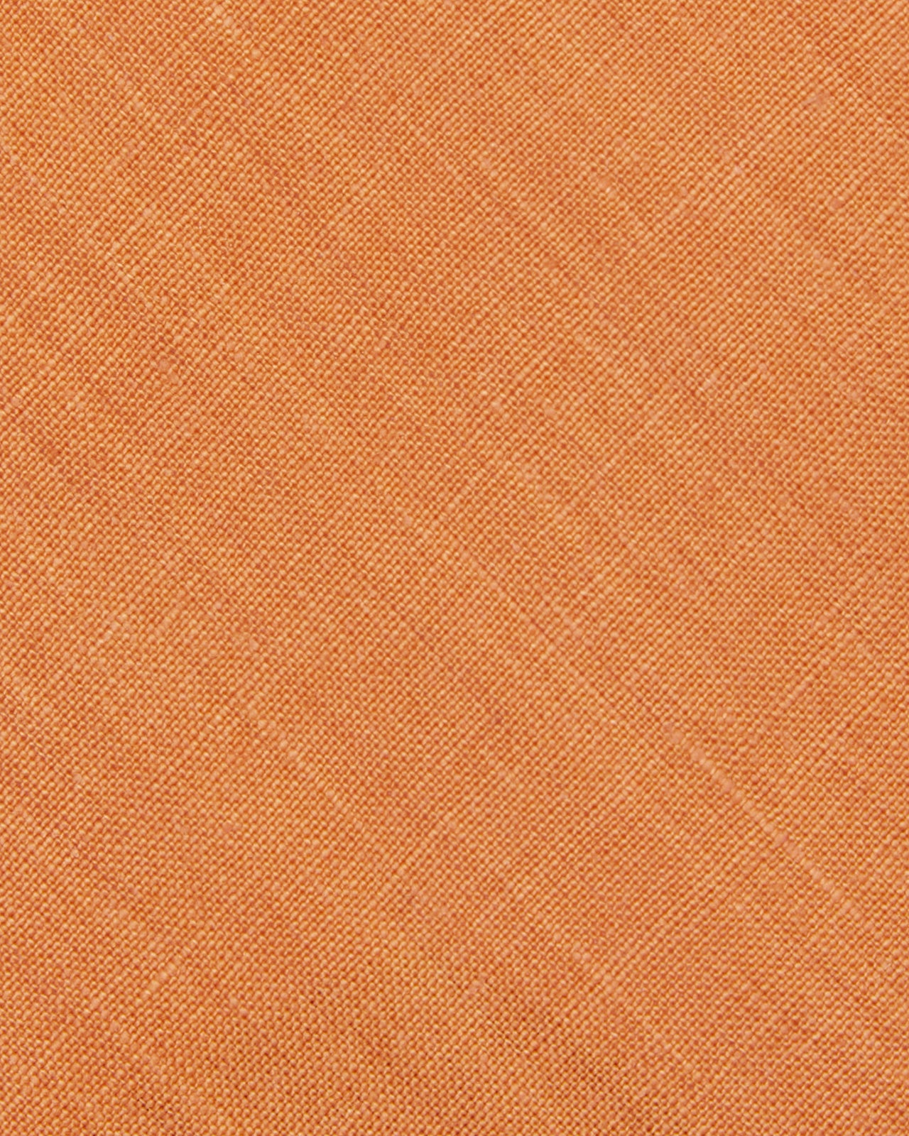 Hand-Rolled Linen Woven Tie in Burnt Orange