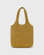 Load image into Gallery viewer, Paola Bucket Bag in Caramel Suede
