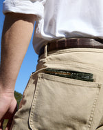 Load image into Gallery viewer, Garment-Dyed Brush Pant in Khaki Canvas
