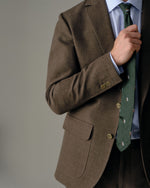 Load image into Gallery viewer, Ghost Blazer in Char Brown Country Cloth
