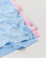 Load image into Gallery viewer, Court Polo in Sky/White Tie-Dye Pima Pique
