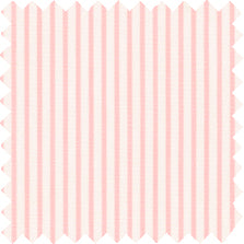 Made-to-Order Tomboy Popover Shirt in Light Pink Small Bengal Stripe Poplin