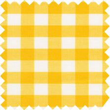Made-to-Order Director Shirt in Yellow Medium Gingham Poplin