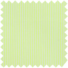 Made-to-Order Mandarin Tunic in Fluo Yellow Hairline Stripe Poplin