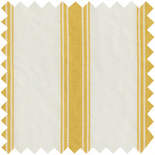Made-to-Order Anaya Popover Dress in Gold/Ivory Balanced Stripe Poplin