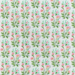 Load image into Gallery viewer, Made-to-Order Fabric in Green/Pink Viola Hall Liberty Fabric
