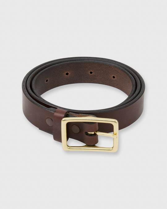 1" Belt Chocolate Oil Pull-Up