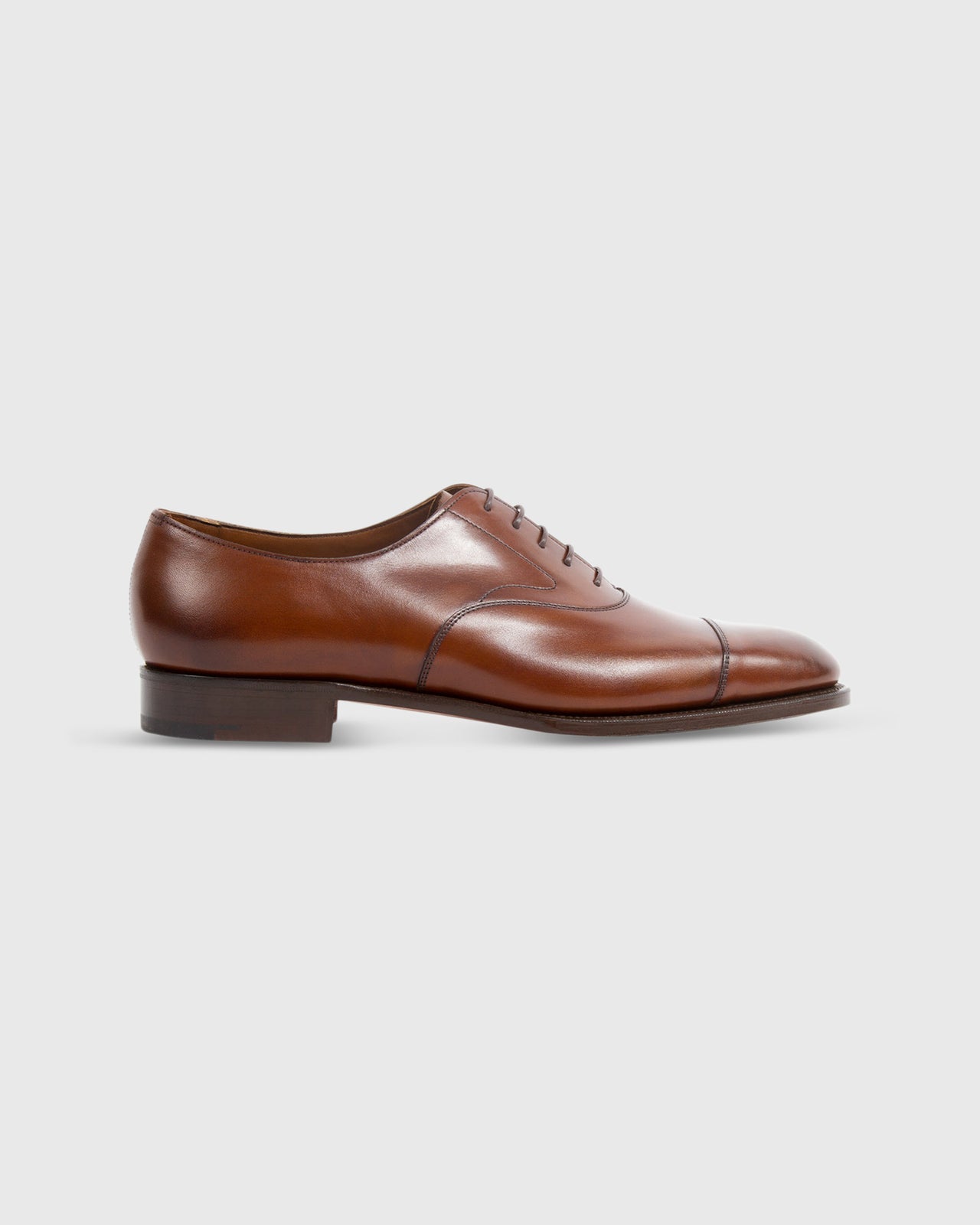 Chelsea Cap-Toe Oxford Shoe Dark Oak Antique Calfskin