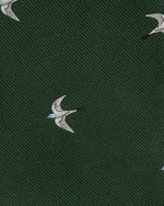 Load image into Gallery viewer, Silk Club Tie Hunter/White/Sky Swallow
