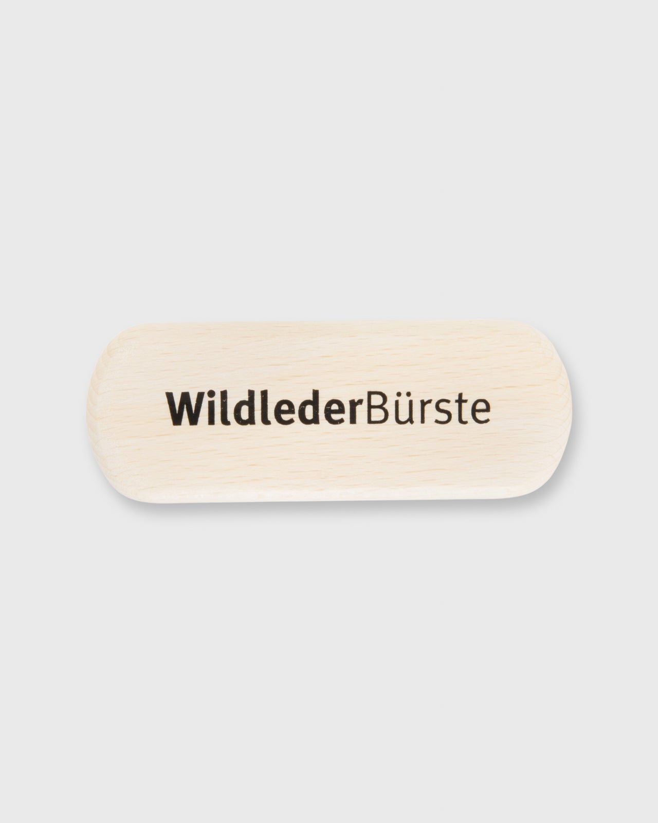 Small Suede Brush Untreated Beechwood/Brass Bristles