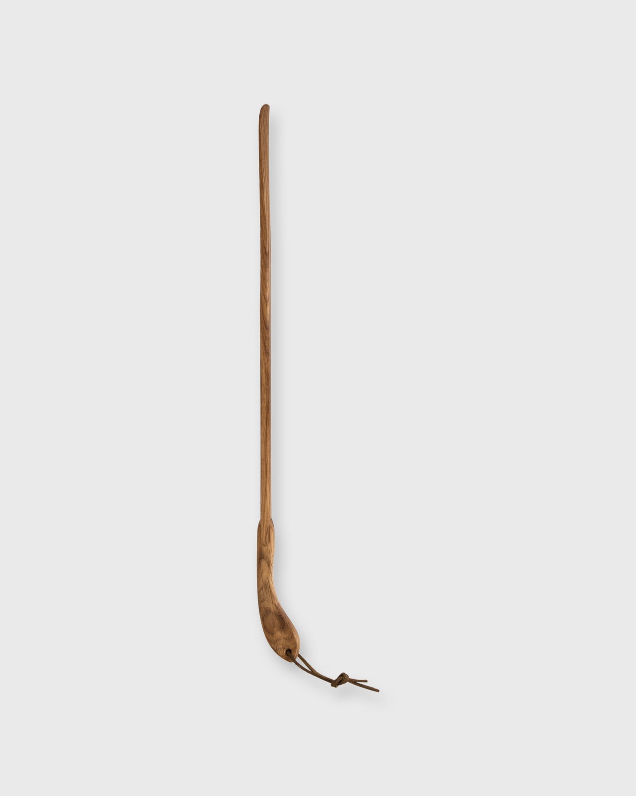 Shoe Horn Dark Oiled Oak Wood