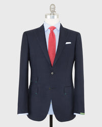 Kincaid No. 3 Jacket Navy Huckaback Mohair