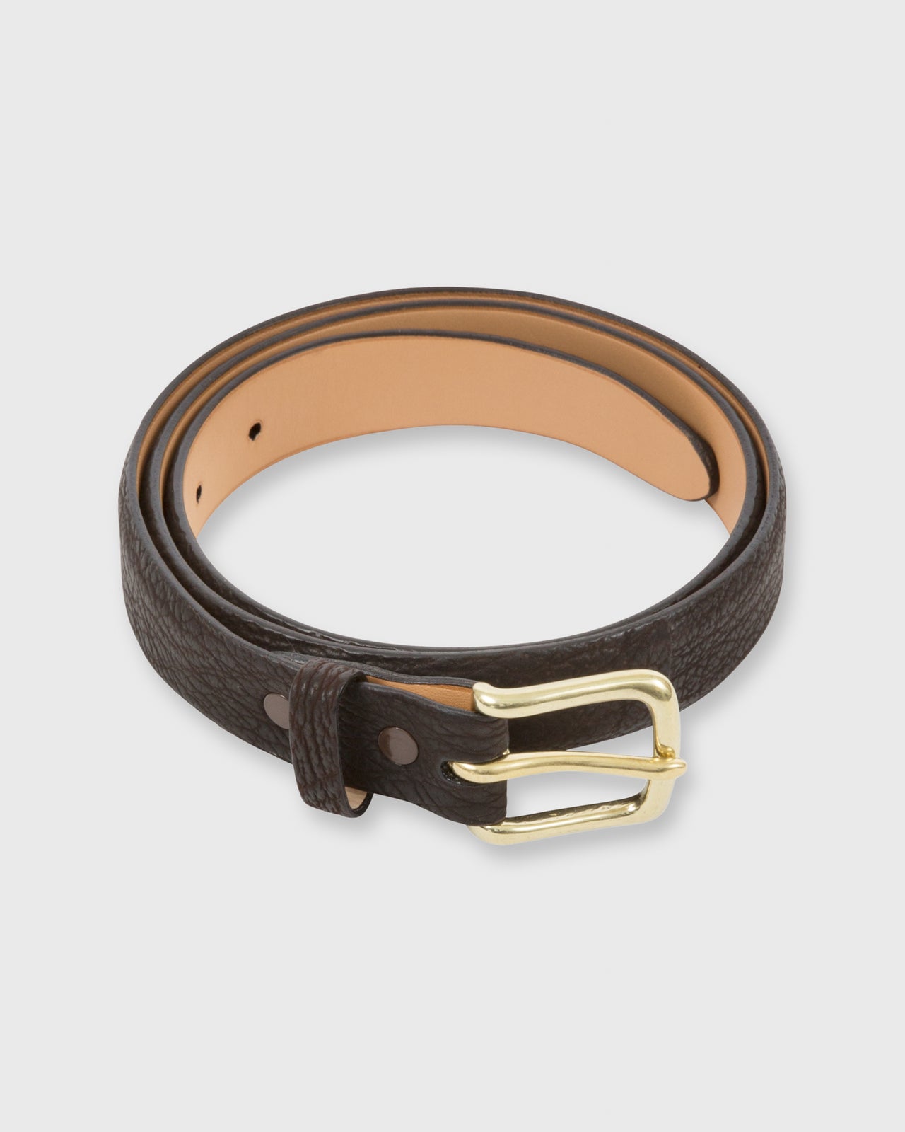 1" Belt Chocolate Sharkskin