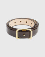 Load image into Gallery viewer, 1" Conroy Belt in Chocolate Alligator
